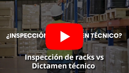 Dictamen técnico vs inspección de racks