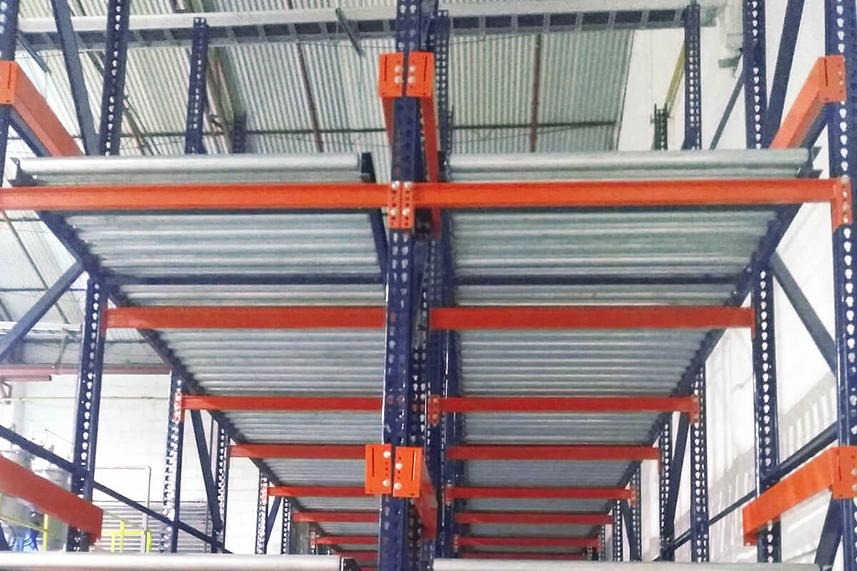 Camas de rodillos de rack dinámico